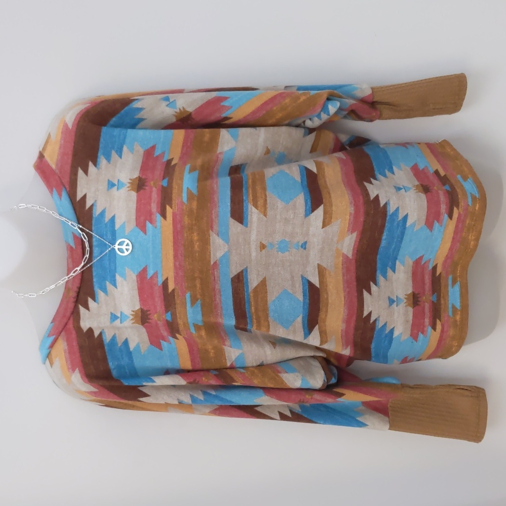 Aztec Dolman Knit Top
